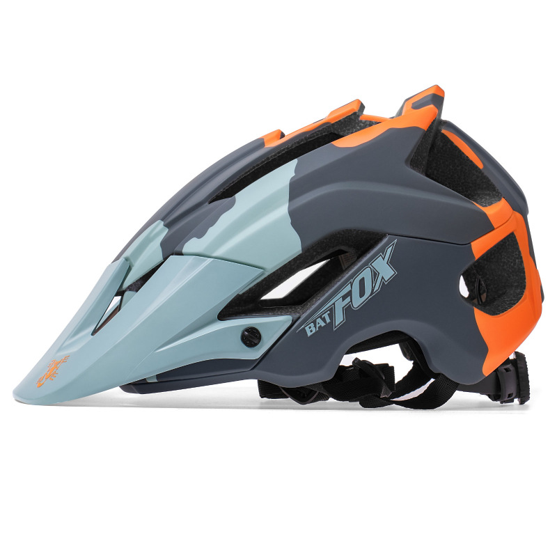 Batfox fuera de la carretera monopatín casco medio casco polea bicicleta casco protector montaña bicicleta montar casco