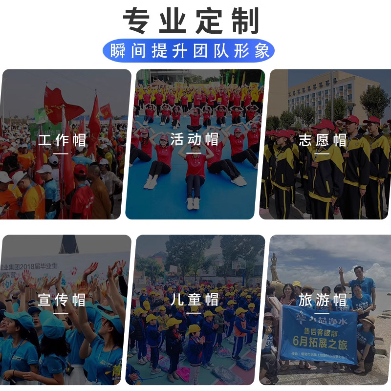 Sombrero con logotipo personalizado, estampado, bordado, gorra de visera, gorra de trabajo personalizada, gorra publicitaria, gorra amarilla para estudiantes y niños, personalizada