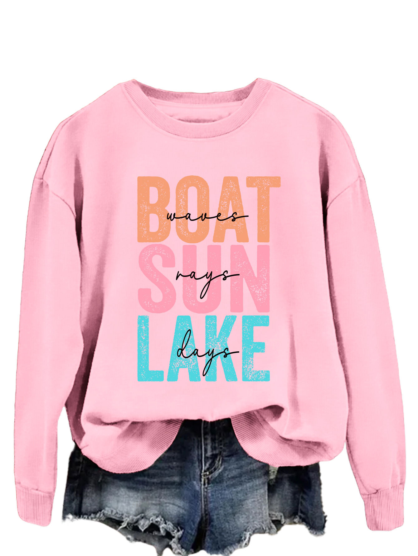 Pink sweater (black color picture)