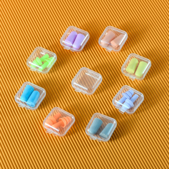Transparent Earplug Storage Box Portable Mini PP Storage Box Jewelry Dustproof Storage Box Small Medicine Box Plastic Storage Box