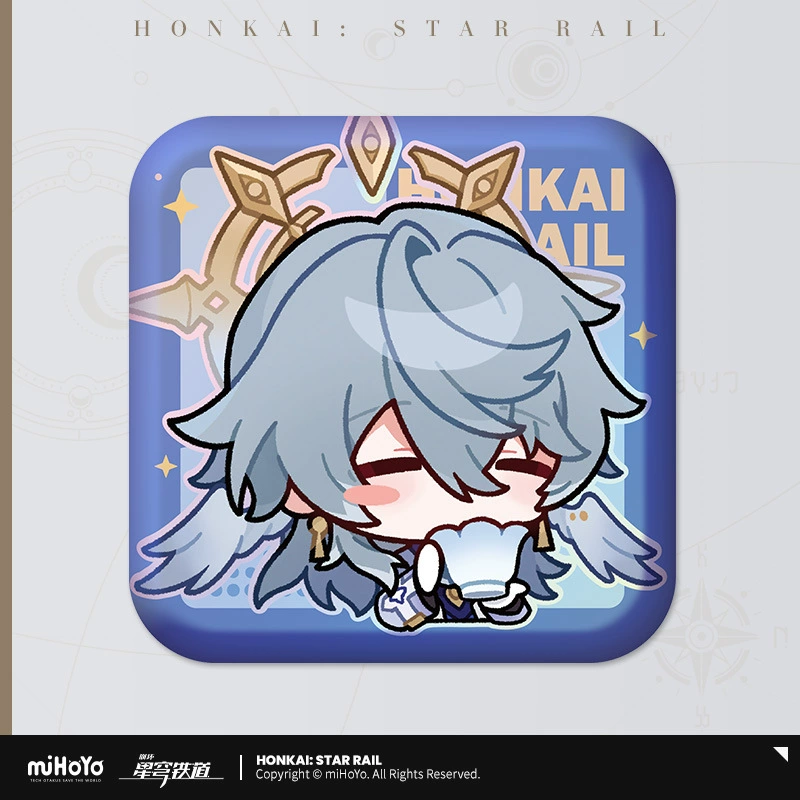 Коллекционный значок (Honkai: Star Rail) — персонаж, цветной картон на подложке, одиночный