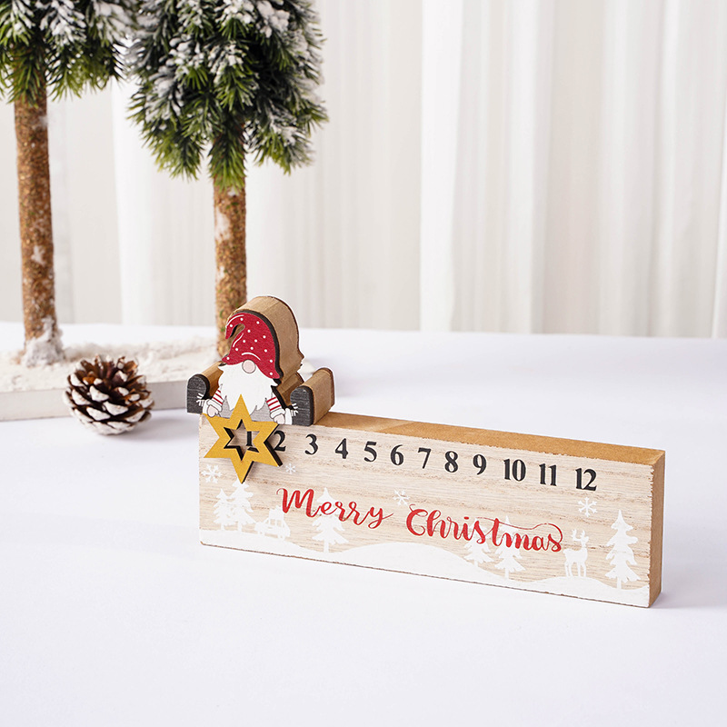 Christmas Festival Christmas Rudolf Wood Party Ornaments