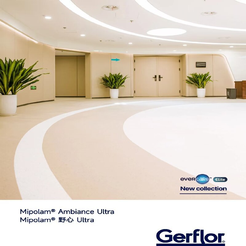 法国洁福PVC地板洁弗乐野心同质透心医院净化室幼儿园办公室车间