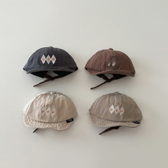 秋南 嬰兒帽子春秋韓版新款字母刺繡ins軟檐寶寶遮陽棒球帽批發