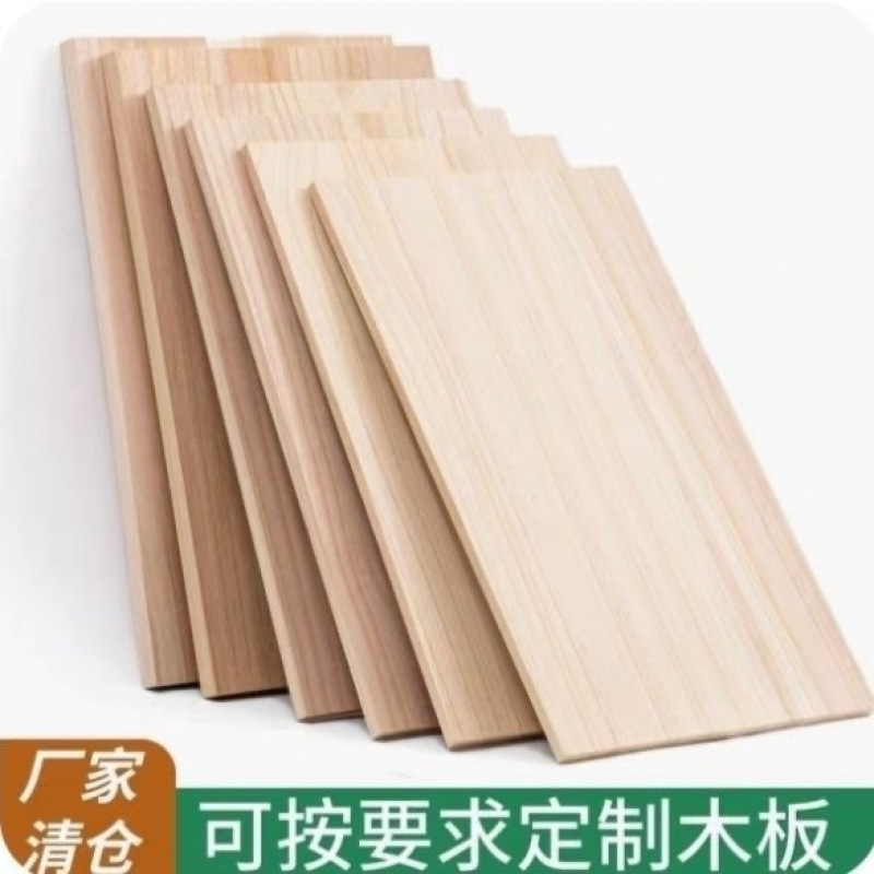 Tablero de madera sólida tablero de madera tung tamaño de tronco tablero entero estante armario divisor laminado al por mayor