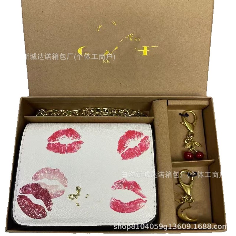 跨境批发零钱包bags2025秋季爆款钱包套装时尚简约链条ins斜挎包|undefined