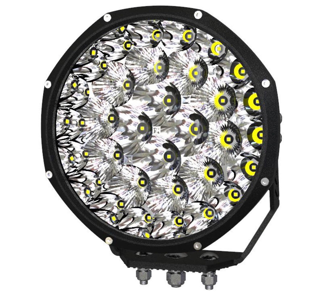 LED high-power driving lights laser lights off-road modified spotlights front bumper lights truck roof suv installation
