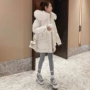 立领中长款新款时尚白鸭绒