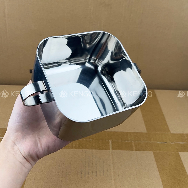 [De alemán] cuenco de acero inoxidable 316, cuenco para comer para bebé de calidad alimentaria, cuenco para huevos y fideos instantáneos con asa, cuenco multiusos