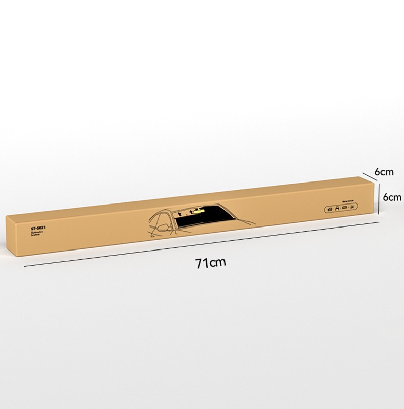 Car Sunshade Automatic Retractable Curtain Front Windshield Sun Protection and Heat Insulation Car Sunshade Artifact