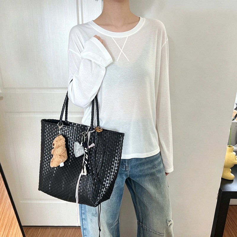 Faxcop*Y Spring and Summer Loose-Fitting Tencel Lyocell Blouse Women's Afternoon Stretch Series Long-Sleeved Thin Sun Protection T-Shirt