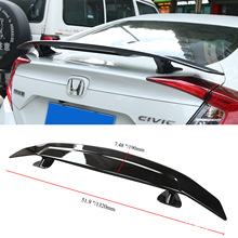 供应跨境汽车通用尾翼改装二厢三厢车适用GT定风翼扰流