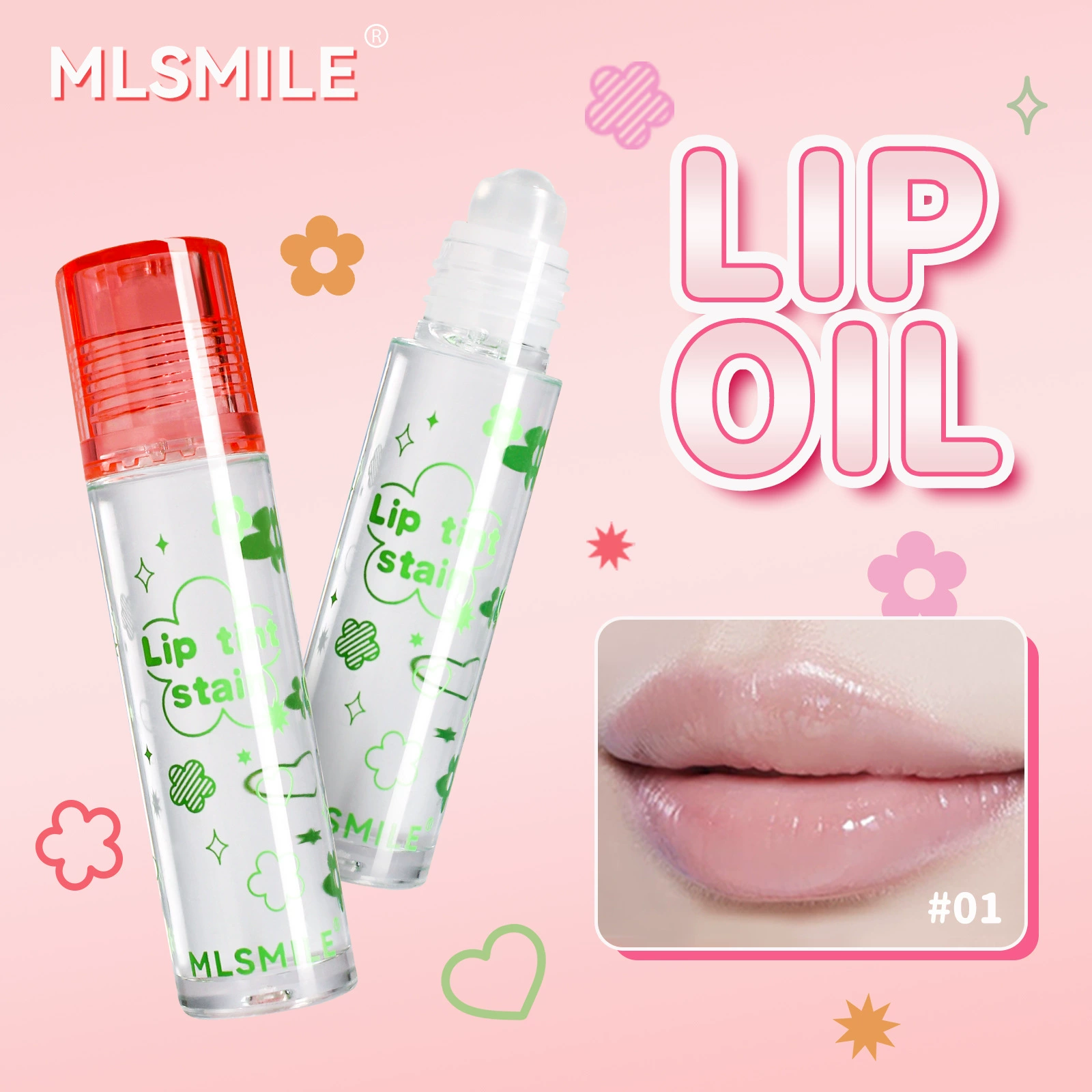MLSMILE база под макияж, бальзам для губ, блеск для губ, прозрачная помада, (торговля через границу)