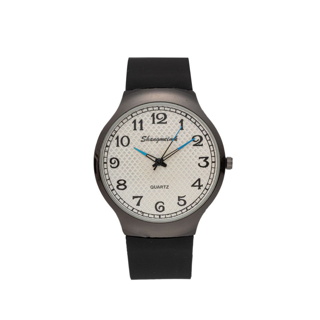 Men's Quartz Watch Silicone Strap Casual Style For Men_voghion.com