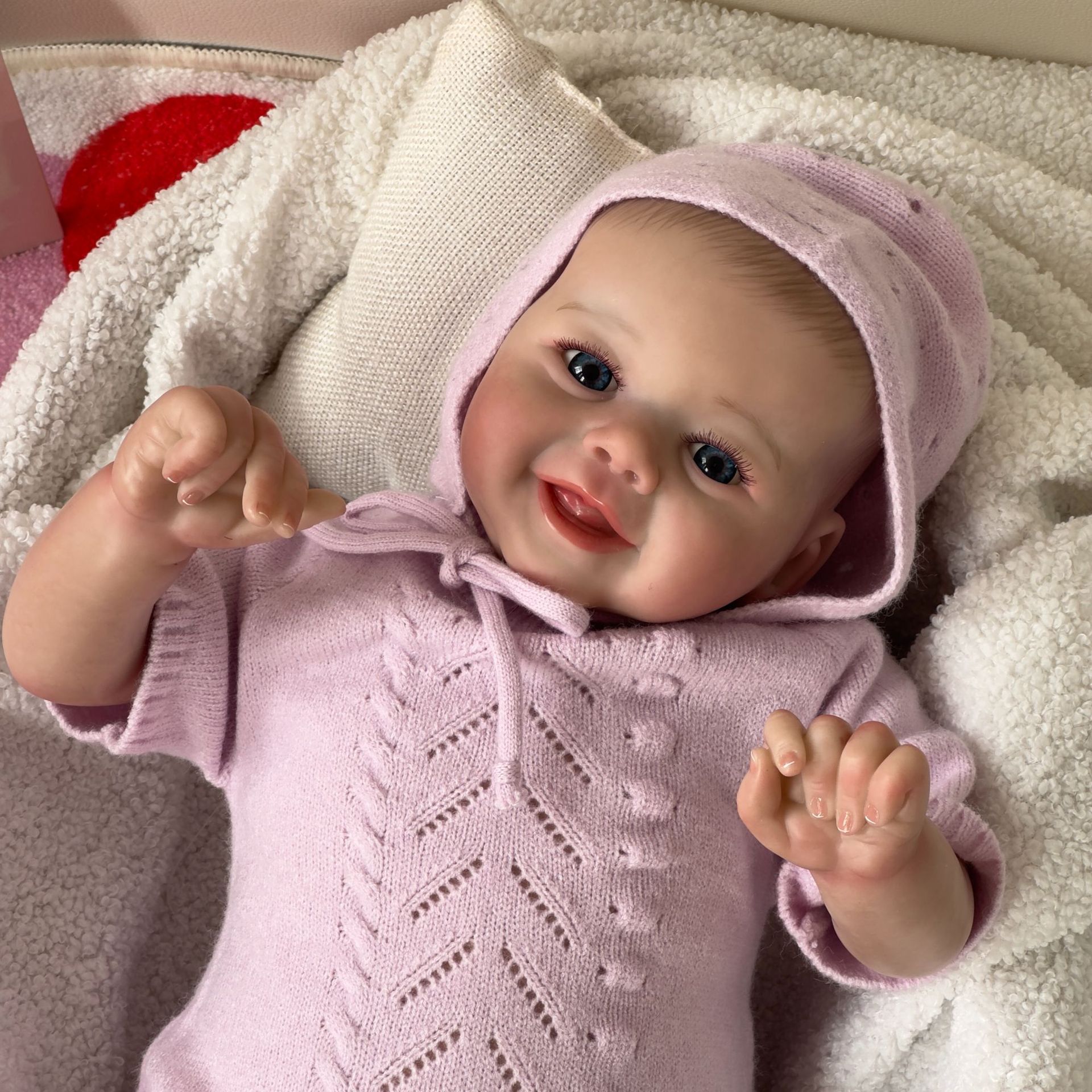 Muñeca de renacimiento de bebé de simulación de 48 cm