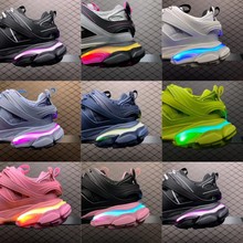 ���＃ԭ����͹�Track 3.0����LED�޺��Ь��Ů��H���ð��ϵ�Ь