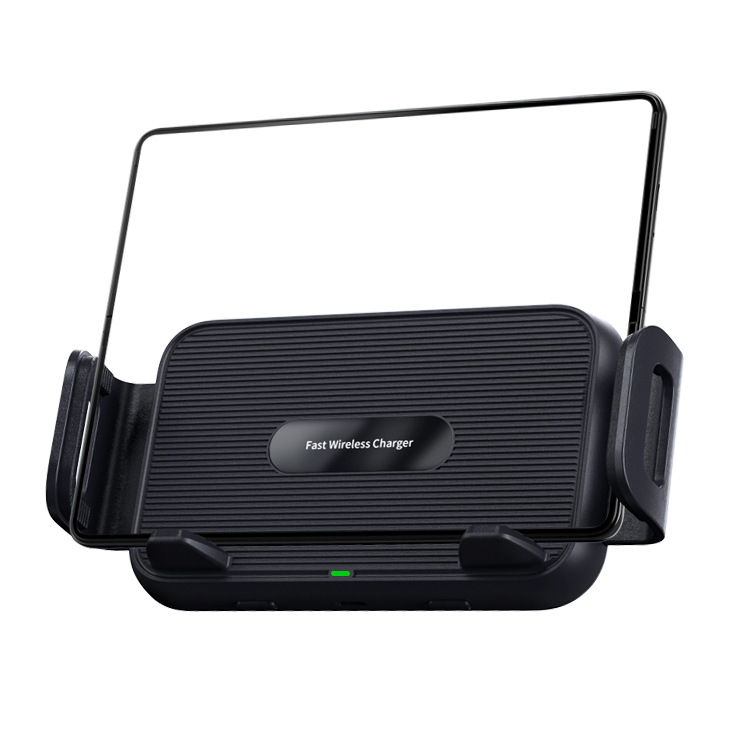 适用三星ZFold4折叠屏手机车载支架华为X2小米MIX无线快充电Fold3