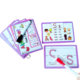 Spot Cross-border Word Flash Card Natural Spelling Early Education Letters Erasable Card Educational Toy Flashcard