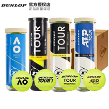 Dunlop邓禄普网球ATP TOUR胶罐筒装澳网AO比赛训练专用网球生肖球
