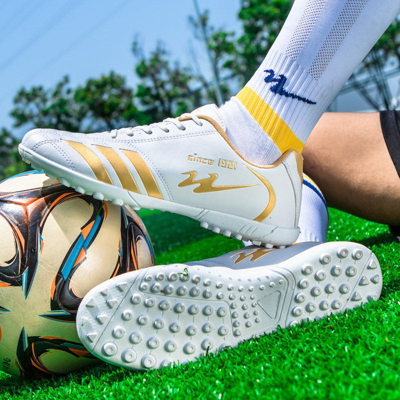 双星足球鞋男TF碎钉中大童青少年训练鞋成人中小学生业梅西球鞋