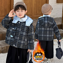男童羽绒服中小童韩版帅气男宝保暖外套2025新款儿童休闲保暖冬装