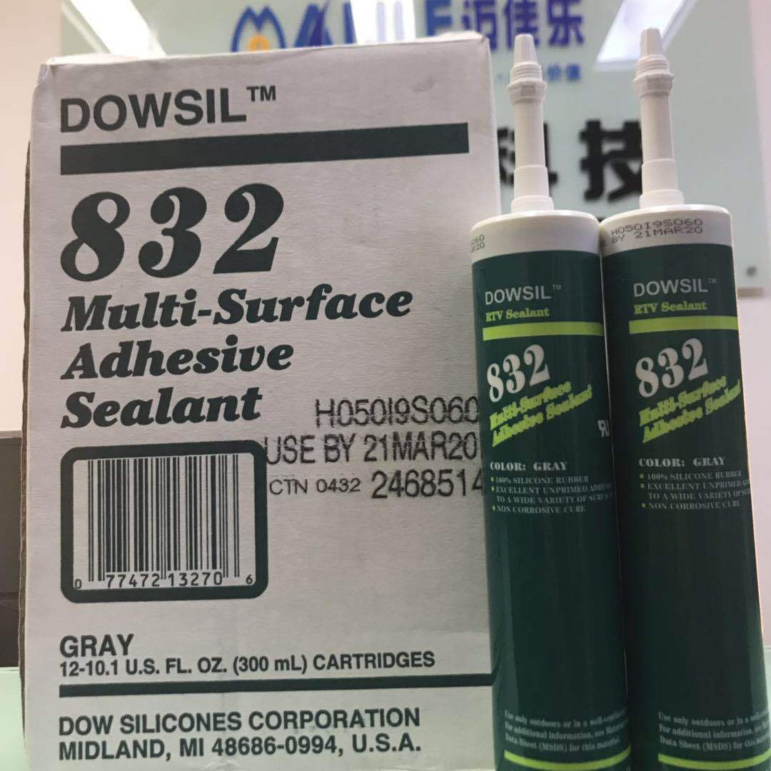 陶熙 DOWSIL 道康宁DC832多用途密封胶灰/白/黑色脱醇固化 密封胶