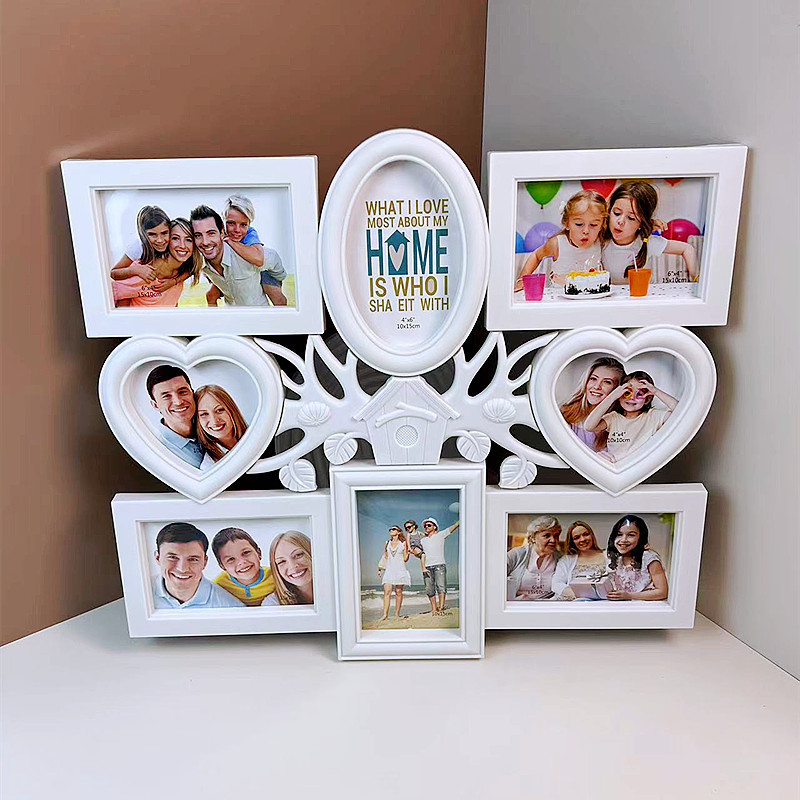 European-style Photo Studio Wedding Wonderful Family Living Room Love Photo Frame Wall Combination Creative 6-inch 8-frame Combination Wall Photo Wall European-style Photo Studio Wedding Wonderful Family Living Room Love Photo Frame Wall Combination Creative 6-inch 8-frame Combination Wall Photo Wall