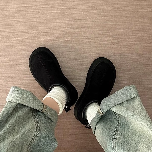 Модные женские укороченные ботинки для увеличения роста, осень-зима 2025, новинка, универсальные, нескользящие, на толстой подошве.