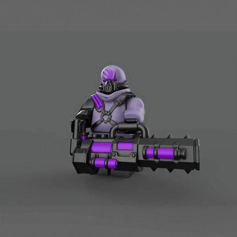 Subway Peace Escape Elite Hp001 Assault Leader Minifigure Building Blocks Toy Cross-Border Bagged