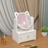 Small single round mirror