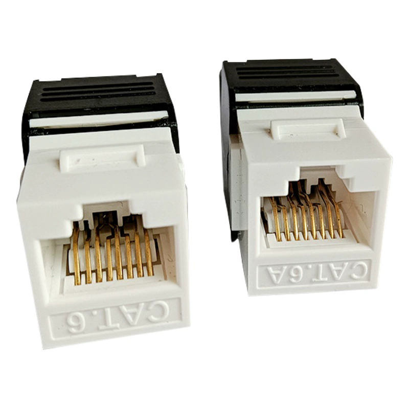 6A модуль проводного экранирования Гигабитный 10 гигабитный цинковый сплав сетевая информация компьютерный интерфейс класс 7 Модуль RJ45