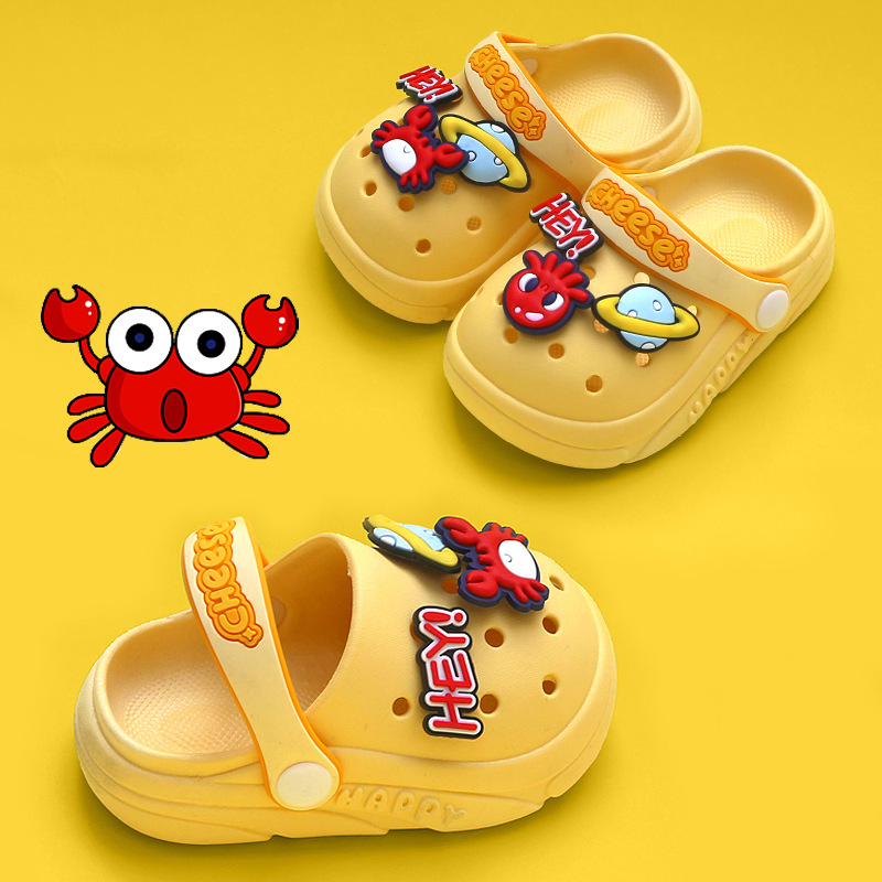Summer Anti-Slip Children's Slippers for Boys and Girls, Kids and Toddlers, Hole Slippers, Wholesale, Cartoon Slippers for Young Children
