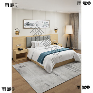 五酒店床架定 制床箱簡易賓館家具標間全套出租房公寓