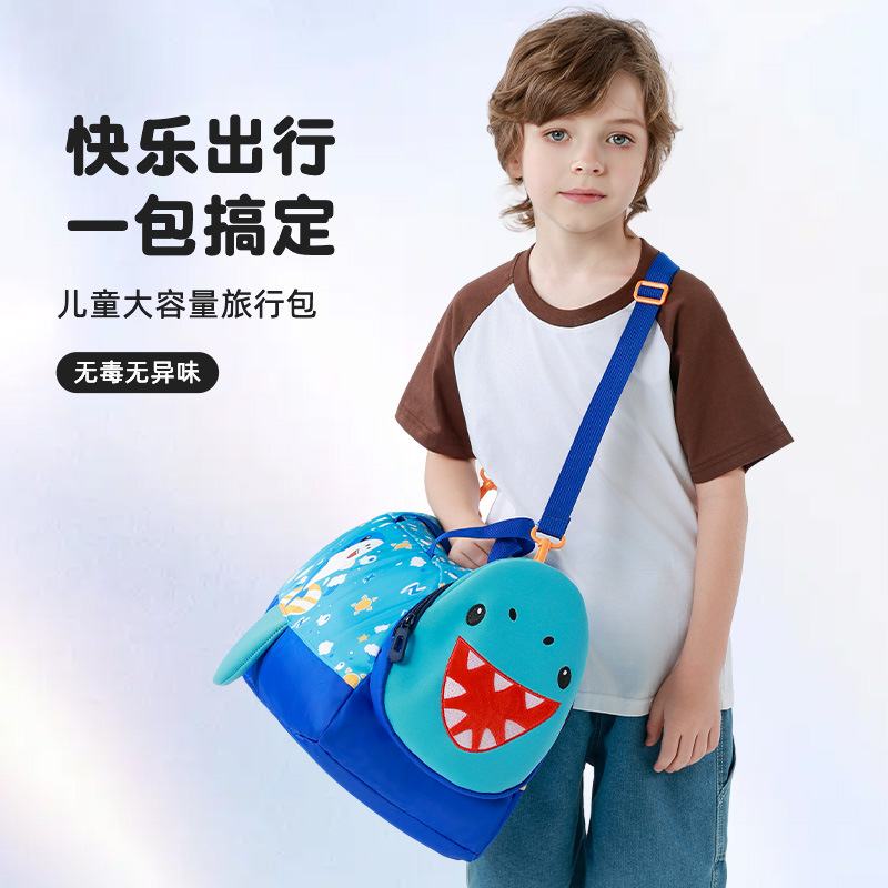 2026 bolsos de mano para niños transfronterizos de gran capacidad de viaje casual bolso de hombro bebé impresión de dibujos animados bolso de mochila para niños