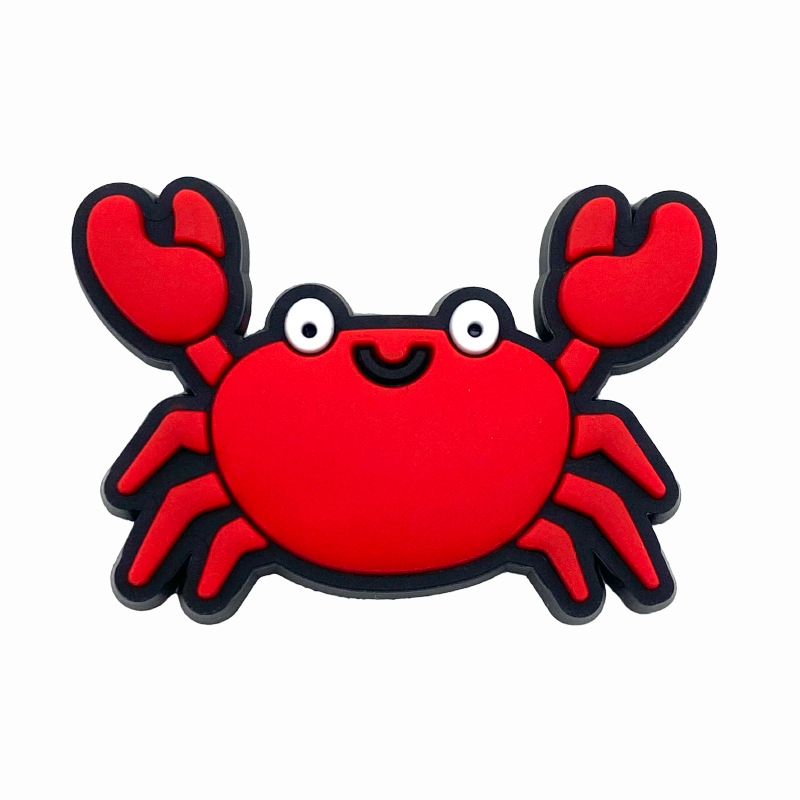 Nueva lindo animal marino agujero de dibujos animados Zapatos de flores zapatos hebilla de goma suave DIY sandalias de verano accesorios de la joyería