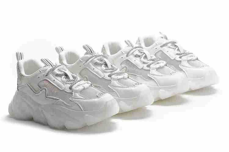 2021春夏款真皮運動女鞋厚底內增高果凍底百搭韓版厚底老爹鞋夏女