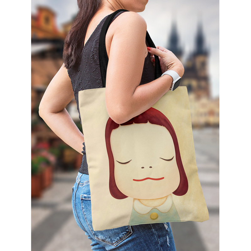 Dream Doll Fashion Literary Cloth Bag Zipper Cloth Bag Shoulder Bag Shopping Bag Handbag School Bag A4 Document Bag Dream Doll Fashion Literary Cloth Bag Zipper Cloth Bag Shoulder Bag Shopping Bag Handbag School Bag A4 Document Bag