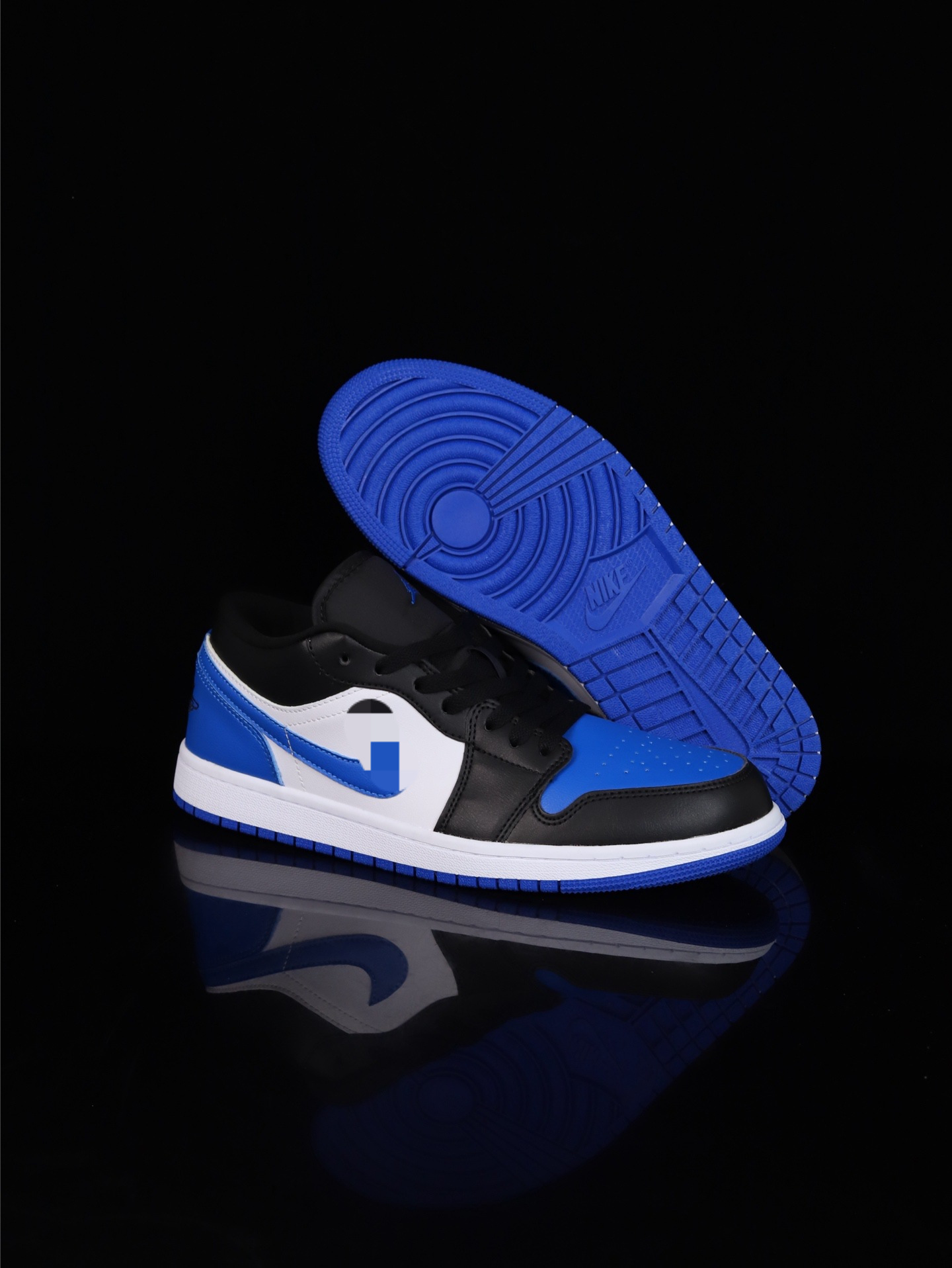 White and blue