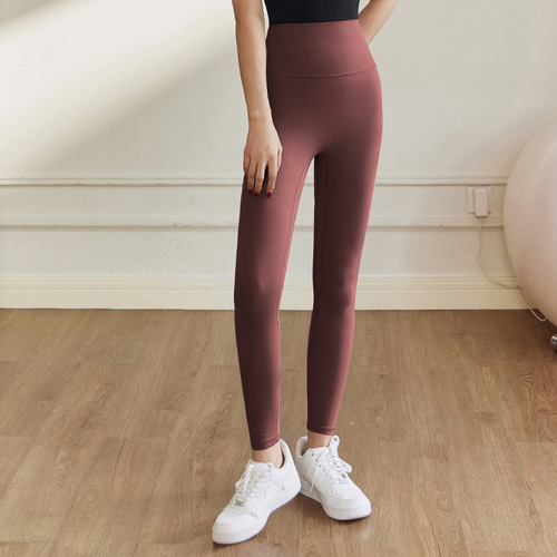 Cross-border new autumn and winter yoga pants running fitness pants cloud-like comfortable high-waist lifting buttocks elastic abdominal exercise pants for women
