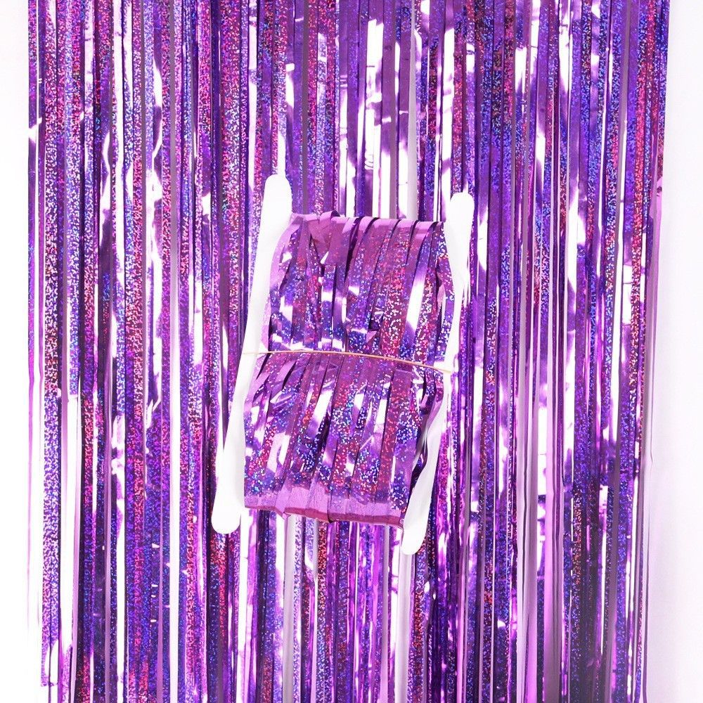 1 * 2 metros de púrpura profundo