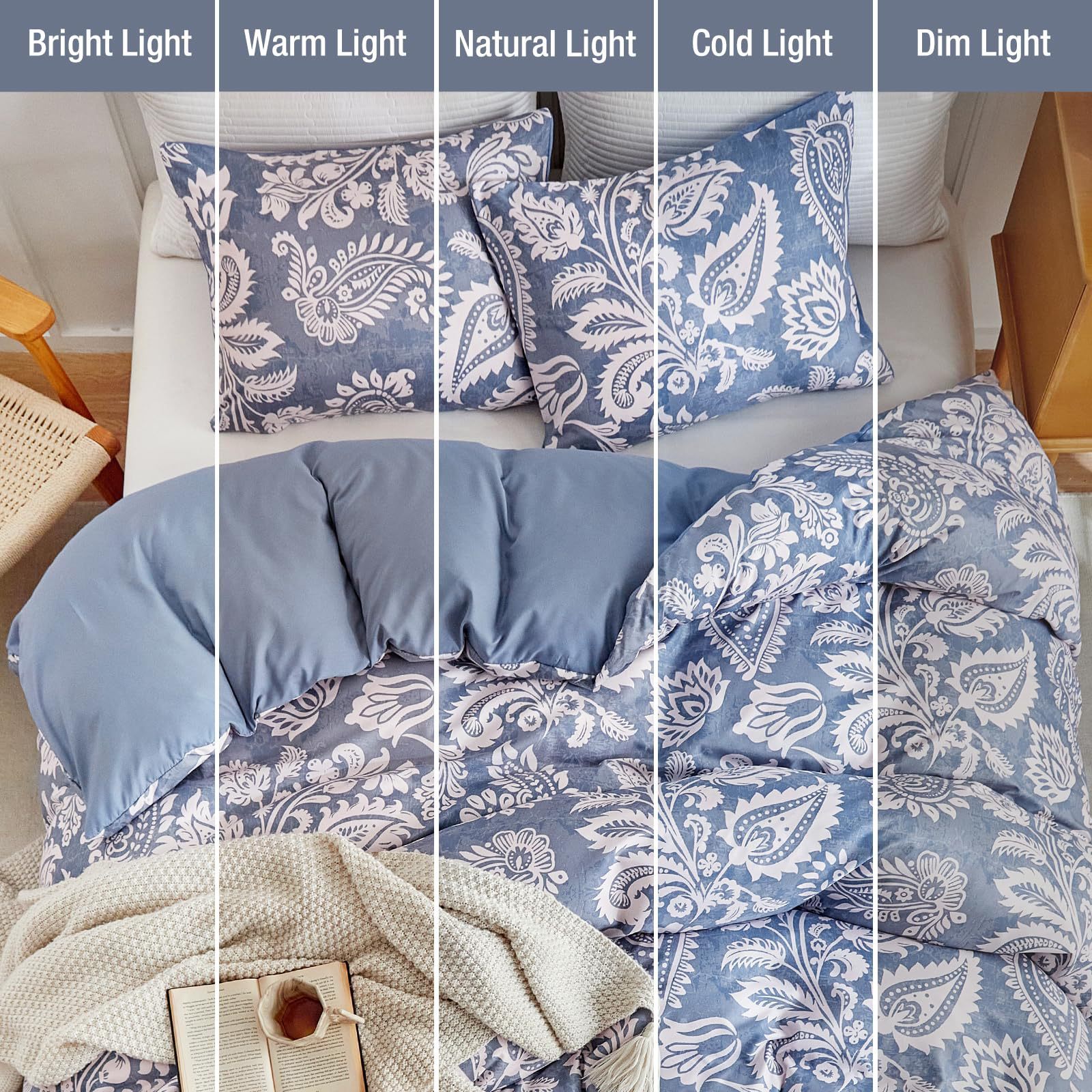 C：paisley Blue(no Comforter) Q