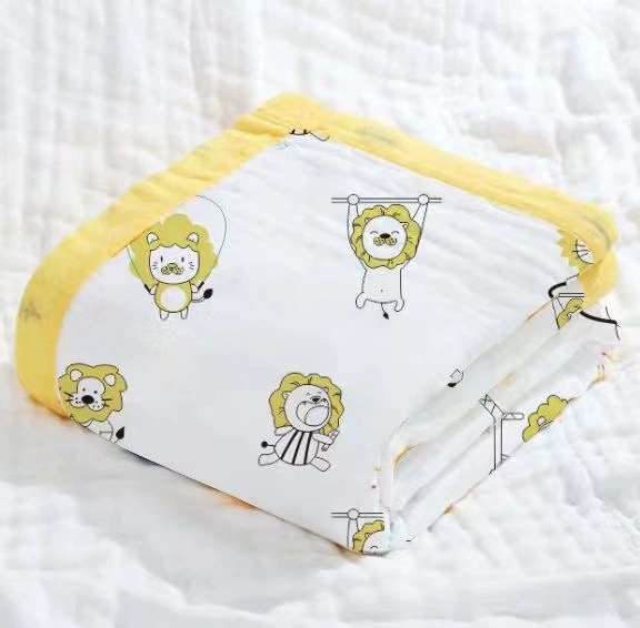 Children's gauze soft bath towel, duvet for new born, water absorbent