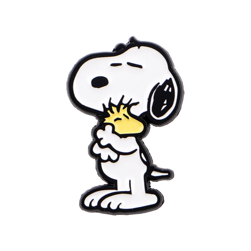 かわいい犬ブローチ漫画金属バッジクリエイティブバッグ衣類アクセサリー勲章衣類ブローチ英語アクセサリー|undefined