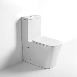 中欧澳洲连体马桶对冲式P-trap工程座坐便器出口贸易toilet俄罗斯