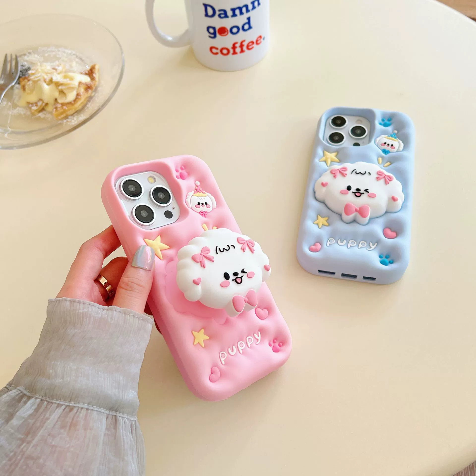 Совместимый чехол Apple для iPhone 17, трубка, мультфильм чехол, iPhone12 Pro, 17promax, iphone, 14/13/12
