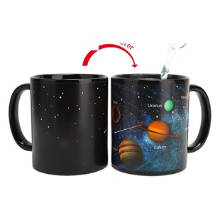 Звездное небо Солнечная система Chemen Cup Керамическая чашка Чувствительный к температуре Творческие чашки Звезды Море Изменение цвета Кружка Производитель оптовая