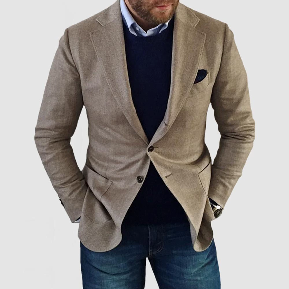 Spring suit for leisure, jacket English style, plus size