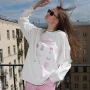印花宽松少女春季上衣