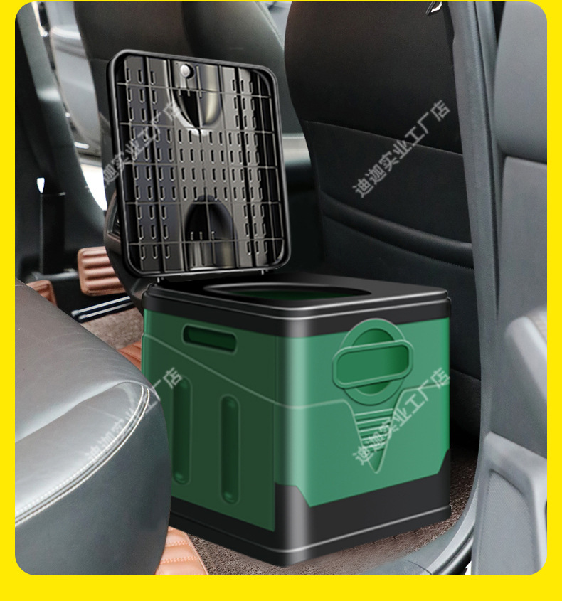 Outdoor Car Folding Toilet Emergency Camping Self-driving Travel Equipment Mobile Toilet for Adults and Women Temporary Toilet