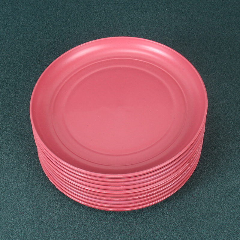 15cm plato de hueso 10 piezas paja de trigo pastel hogar plato de caramelo restaurante plato redondo fruta placa dumpling